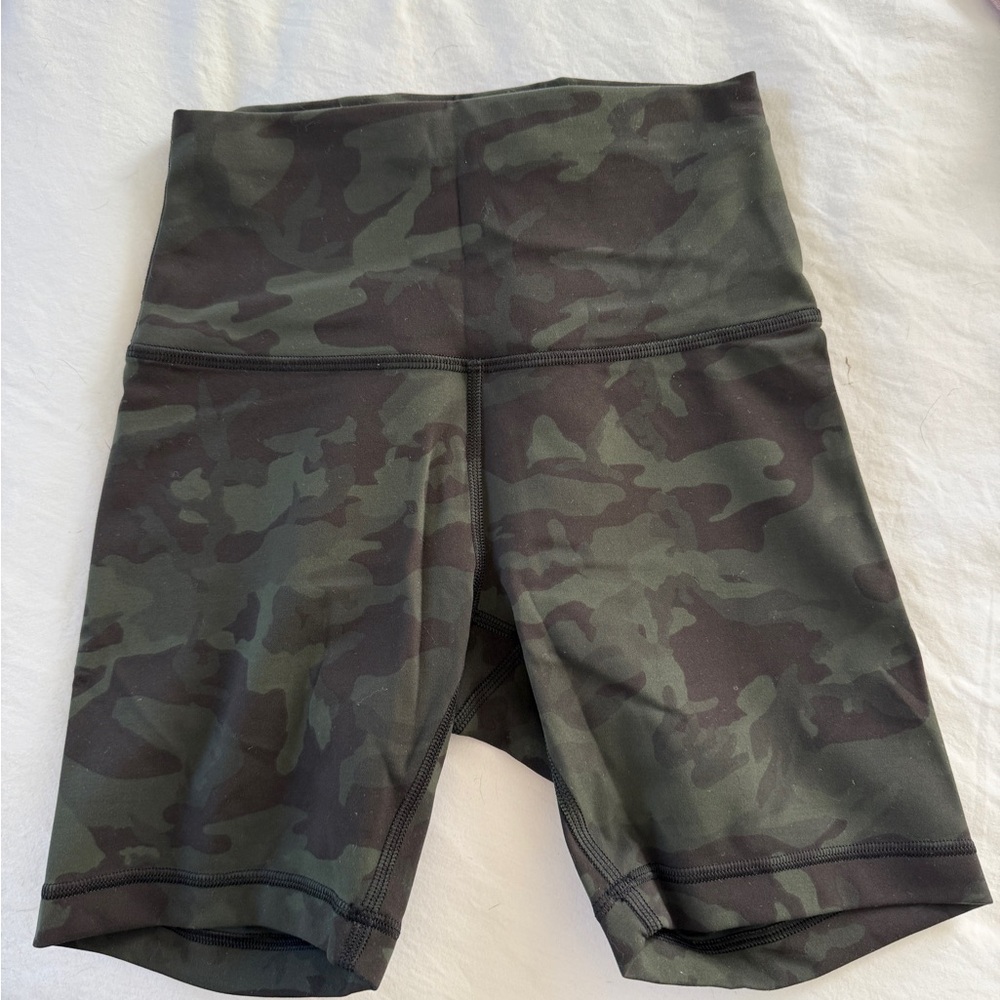 lululemon 6” Camo Bike Shorts